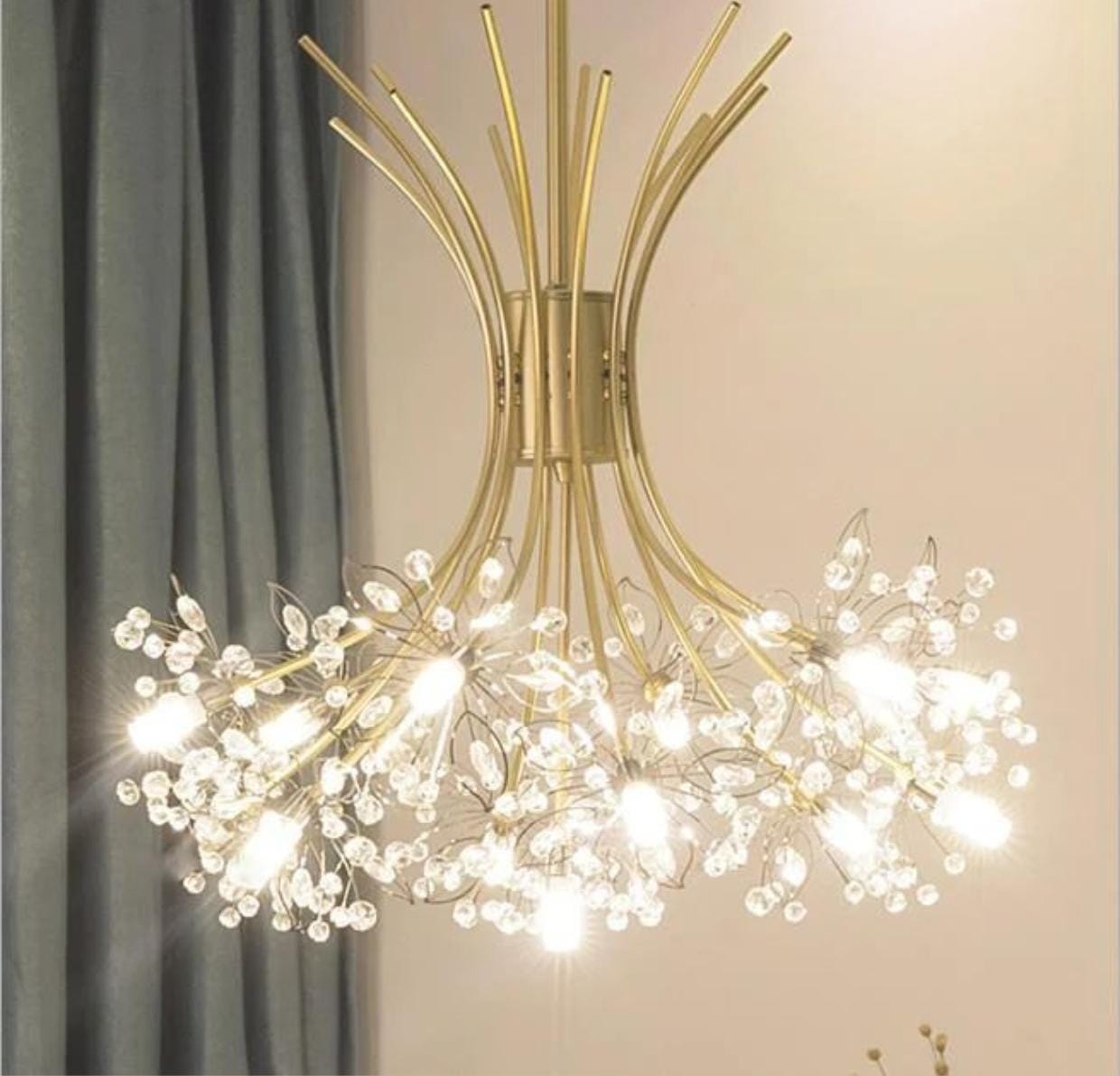 Crystal Flower Shape chandelier